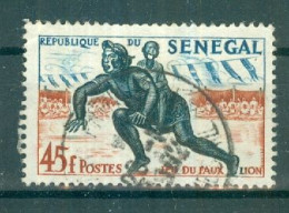 REPUBLIQUE DU SENEGAL - N°209 Oblitéré - Sports Et Divertissements Indigènes. - Altri & Non Classificati