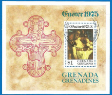 Grenada 1975 Year, Used Block - Grenade (1974-...)