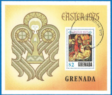 Grenada 1975 Year, Used Block - Grenade (1974-...)