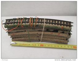 LOT N° 7  -    10 RAILS COURBE  MARKLIN EN   H O  -  DE 18 Cm - Track