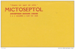 BUVARD  MICTOSEPTOL  20X13 - Produits Pharmaceutiques