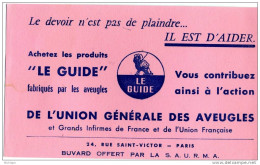 BUVARD  UNION GENERALE DES AVEUGLES 12X20TB ETAT - Autres & Non Classés