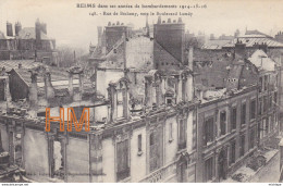 TH  MILITARIA 14/18  - Reims  Rue  De Betheny - 1914-18
