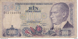 TURQUIE   Billet De 1000 Livres  1970 - Turkey