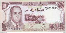 Billet De 10 Dirhams Maroc - 1985 Etat Neuf - Maroc