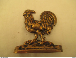 Petit Coq En Bronze Haut De 10 Cm Sur 10 De Large 220 Gr - Popular Art