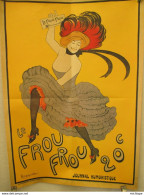 Affiche -  1978 -  Frou Frou  - Par Capiello  - 65  Cm Sur 47 Cm - Manifesti