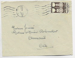 FRANCE 15FR MEDAILLE MILITAIRE SEUL LETTRE MEC RBV POSTE AUX ARMEES 30 DEC 1952 - Military Postmarks From 1900 (out Of Wars Periods)