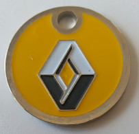 Jeton De Caddie - Automobiles - RENAULT - BEAUCHAMP - En Métal - Neuf - - Trolley Token/Shopping Trolley Chip