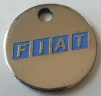 Jeton De Caddie - Automobiles - FIAT - RVL - VIENNE - En Métal - - Trolley Token/Shopping Trolley Chip