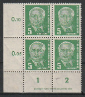 DDR-Druckvermerke: 5 Pfennig Pieck In B-Farbe, Geprüft - Other & Unclassified