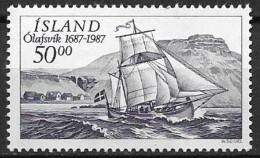 ISLANDIA 1987 - ICELAND - TRICENTENARIO DEL PUERTO DE OLAFSVIK - YVERT 616** - Ungebraucht