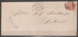 ITALIA 1881 - Lettera Con Effigie 20 C. (1879) Annullo Oviglio         (g9676) - Storia Postale