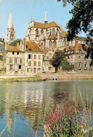 89 - Auxerre - Les Bords De L'Yonne Et L'ancienne Abbatiale Saint Germain - Auxerre