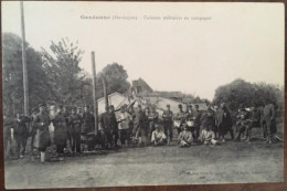 Cpa 24 Dordogne, Miltaria, Gardonne, Cuisines Militaires En Campagne, Animée, éd L.Garde, écrite En 1920 - Altri & Non Classificati