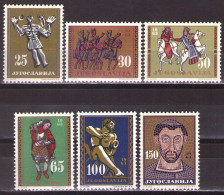 Yugoslavia 1963 - Art - Mi 1057-1062 - MNH**VF - Nuevos