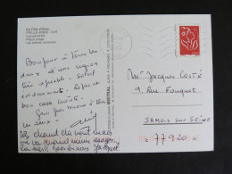 CALLAS - VAR - FLAMME MUETTE SUR MARIANNE LAMOUCHE - FREJUS VUE GENERALE / FREJUS PLAGE / LES ARENES ROMAINES - Mechanical Postmarks (Advertisement)