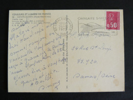 CAVALAIRE SUR MER - VAR - FLAMME SUR MARIANNE BEQUET - SAINTE AGNES VIEILLE RUE - Mechanical Postmarks (Advertisement)