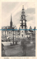 R085755 London. St. Clement Le Danes And Law Courts. Peacock Brand. Platino Phot - Otros & Sin Clasificación