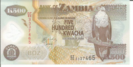 ZAMBIA 500 KWACHA 2011 POLYMER - Zambie
