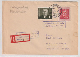 DDR: FDC Pieck 1 Mark, Attest Mayer - Sonstige & Ohne Zuordnung