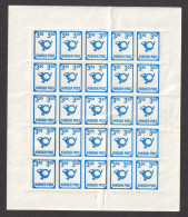 HORN - Children POST / KINDER Post - Piatnik LABEL VIGNETTE CINDERELLA - GERMANY AUSTRIA - 3.5 - MNH Sheet - Other & Unclassified