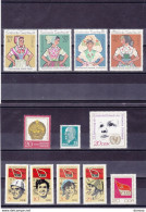 RDA 1971 Yvert 1358-1361 + 1365-1369 + 1378-1380 NEUF** MNH Cote : 7,50 Euros - Unused Stamps