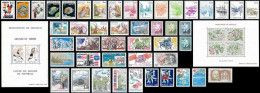 Année 1986 MNH ** Avec N° 1510 à 1561 Blocs 34 à 36 Préo 90 à 93 Et Taxe 83 à 86 - Annate Complete