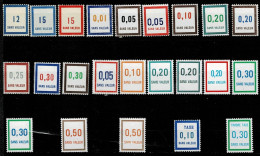 Timbres Fictifs N° F85, F86, F104, F188, F131, F207, F192, F173, F193, F145, F170, F194, F207, F232, F223, F242, FT18 - Finti