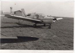 PHOTO-ORIGINALE- AVIATION-AVION SUR MA PISTE  1963- GRAND FORMAT - Aviazione