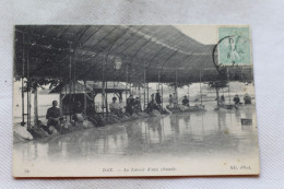 Cpa 1921, Dax, Le Lavoir D'eau Chaude, Landes 40 - Dax