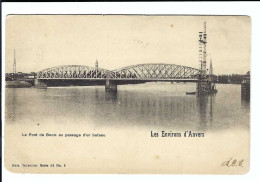 Boom  Le Pont De Boom Au Passage D'un Bateau 1903 - Boom