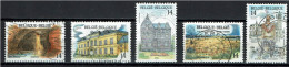 België 1991 OBP 2410/2414 - Y&T 2410/14 - Tourism, Tourisme Couvin, Jette, Niel, Hoge Venen, Roeselare - Used Stamps