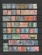 France 186 Timbres Oblitérés - Sammlungen