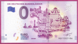 0-Euro XEFT 2019-1 DIE DEUTSCHEN BUNDESLÄNDER - BAYERN I. - Essais Privés / Non-officiels