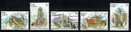 België 1992 OBP 2468/2472 - Y&T 2468/72 - Tourism, Tourisme Brussel, Ronse, Alden Biezen, Andenne, Tournai - Used Stamps