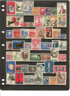 COLOMBIA   50 DIFFERENT USED (STOCK SHEET NOT INCLUDED) (CONDITION PER SCAN) (Per50-9) - Colombia