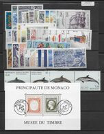 Année 1992 MNH ** Avec N° 1810 à 1853 Blocs 55 à 58 Et Préos 110 à 113 - Full Years