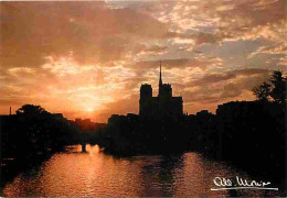 75 - Paris - Cathédrale Notre Dame - Coucher De Soleil - Carte Neuve - CPM - Voir Scans Recto-Verso - Notre Dame De Paris