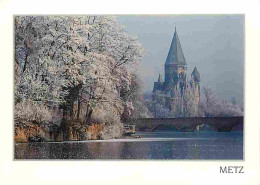 57 - Metz - Petit Matin Givré. Le Temple Neuf - Hiver - CPM - Voir Scans Recto-Verso - Metz