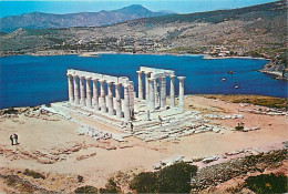 Grèce - Sounion - Le Temple De Poséidon - Carte Neuve - CPM - Voir Scans Recto-Verso - Greece