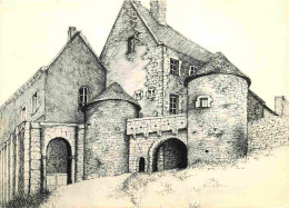 21 - Flavigny Sur Ozerain - La Porte Du Val - Dessin De Sally Spector - Art Peinture - CPM - Voir Scans Recto-Verso - Autres & Non Classés