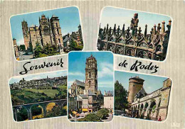 12 - Rodez - Multivues - Flamme Postale - CPM - Voir Scans Recto-Verso - Rodez