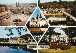 08 - Charleville Mézières - Multivues - Flamme Postale De Charleville Mézières - CPM - Voir Scans Recto-Verso - Charleville
