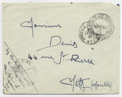 LETTRE FM POSTE AUX ARMEES FOUM HASSAN + POSTE AUX ARMEES 431 1937 POUR METZ - Militärstempel Ab 1900 (ausser Kriegszeiten)