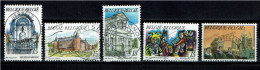 België 1994 OBP 2561/2565 - Y&T 2555/59 - Tourisme, Bertem, Kanegem, Schaarbeek, Aubechies, St-Séverin-en-Condroz - Gebraucht