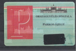 Hungarian Parliament, ParkingCard. - Andere & Zonder Classificatie