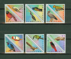 Suriname Surinam 2001,12V In 6x2 Blocks,birds,vogels,vögel,oiseaux,pajaros,uccelli,MNH/Postfris(A5015) - Otros & Sin Clasificación