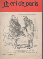 Revue   LE CRI DE PARIS  N° 836 Février 1913  Couv De   R.FLORES (Fallières En Couv.)    (CAT4090 / 836) - Política