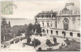 CPA DE MONTE-CARLO  (MONACO)  LE CASINO ET LE CAP MARTIN - Casino